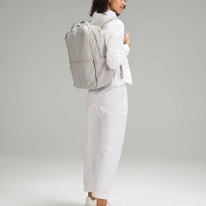 Lululemon Double Zip Backpack 22L Raw Linen/Eucalyptus